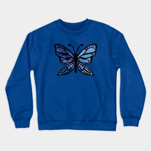 Blue Butterfly Crewneck Sweatshirt